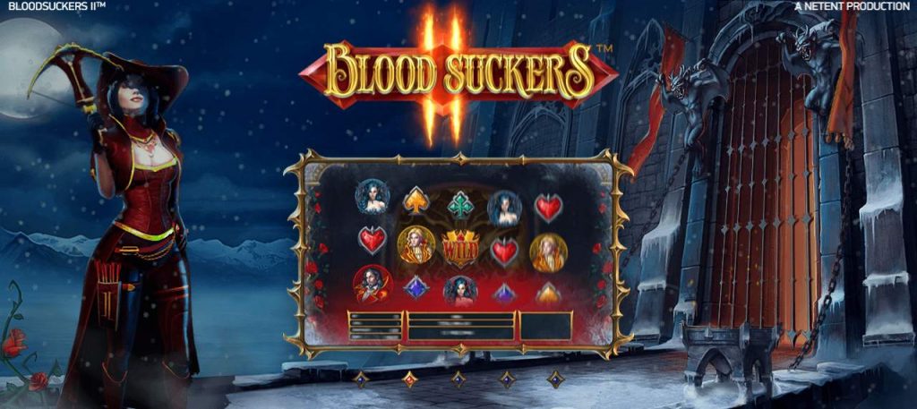 Spilleautomaten Blood Suckers I eller II – Vampyrerne er blodtørstige